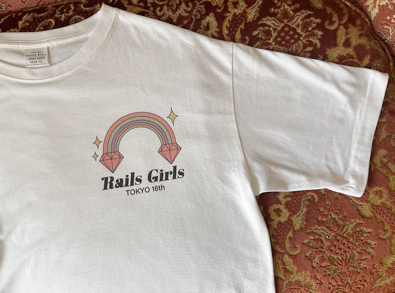 Rails Girls Tokyo 16thのスタッフT
